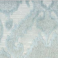 2427- Silver Ikat Jacquard Velvet